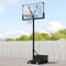 Adjustable Portable Basketball Hoop – 4.1–10Ft Height, 45" Shatterproof Backboard